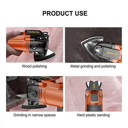 104Pcs Oscillating Tool Detail Sanding Pads, 2Pcs Triangle Sanding Pads and 2Pcs Finger Sanding Pad, 100Pcs Sandpaper