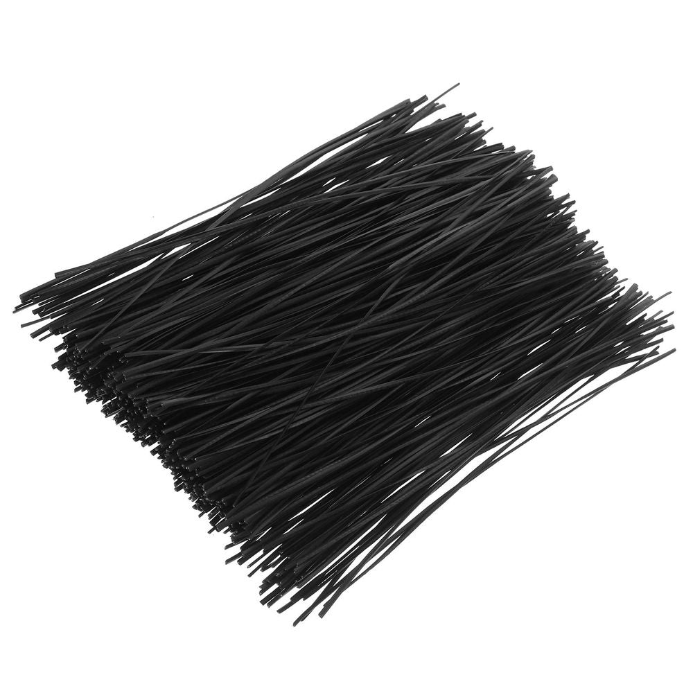 1000- Black Reusable Cable Ties for Garden, me Organization, Cord Management, and Tool Bundl