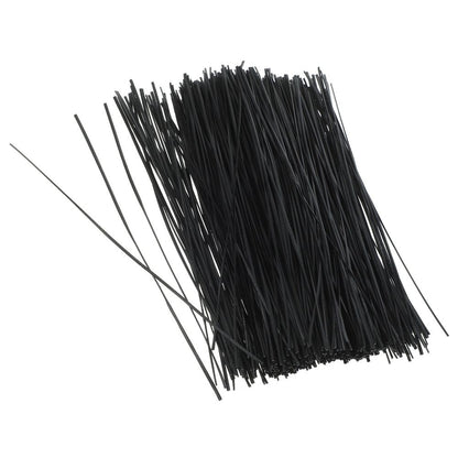 1000- Black Reusable Cable Ties for Garden, me Organization, Cord Management, and Tool Bundl