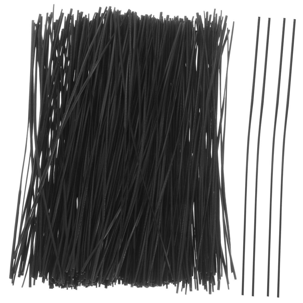 1000- Black Reusable Cable Ties for Garden, me Organization, Cord Management, and Tool Bundl