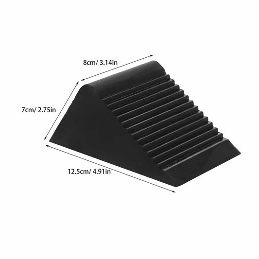 Portable Rubber Wheel Chocks for Car Nonslip Heavy Duty Tire Blocks for Vehicles