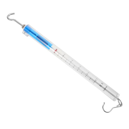 Hanging Tube Spring Scale with Clear Calibration Markings for Precise and Force Measurement