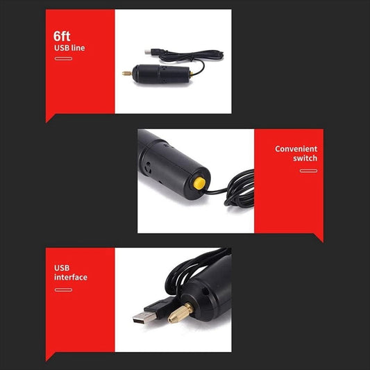 Mini Drill for Jewelry Making, Electric USB Drill Set with 10 0.8 to 1.2mm Drill Bits for Resin Casting Drilling