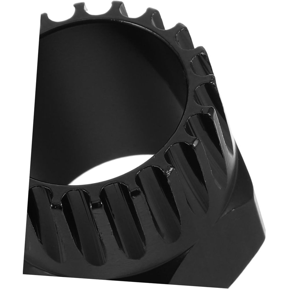 Splined Bottom Bracket Tool for Bike Maintenance - Heavy-Duty Carbon Steel Black Finish