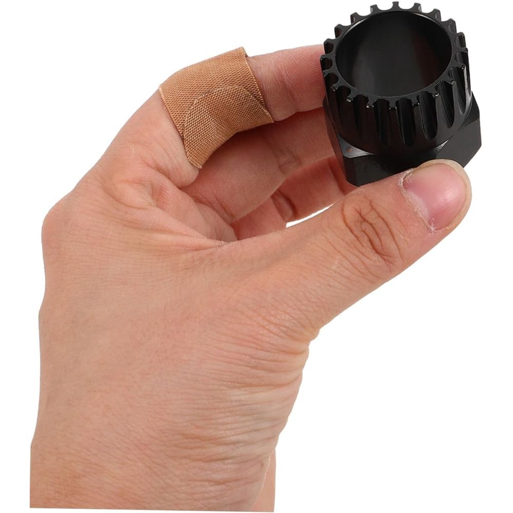 Splined Bottom Bracket Tool for Bike Maintenance - Heavy-Duty Carbon Steel Black Finish