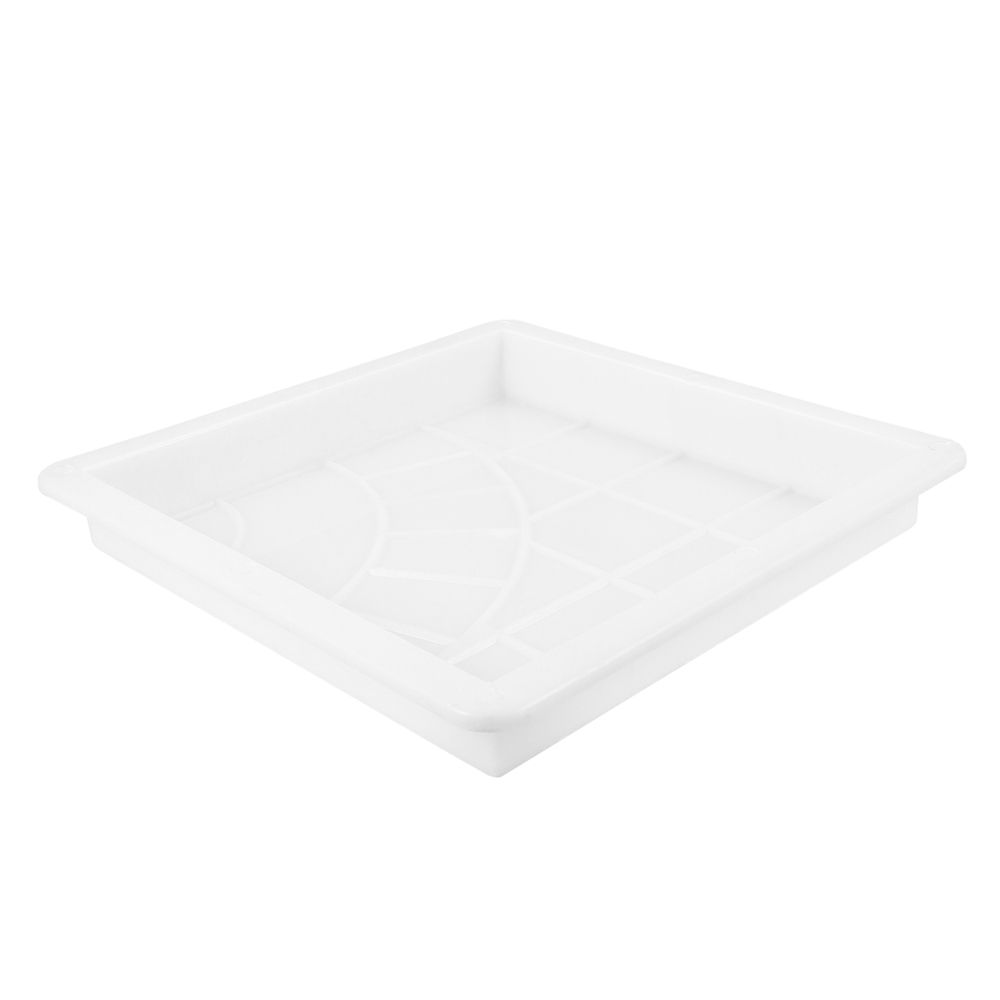 Durable White Polypropylene Concrete Mold for Pathway Stones with Convenient Brick Template