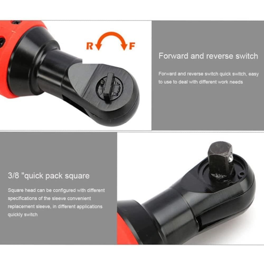 Ratchet Wrench Head 3/8 Inch Square Drive 10mm Heavy Duty for Electric Cordless Ratchet Wrench Industrial Grade Tool