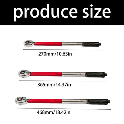 Reversible Ratchet Torques Wrench 1/2,3/8/1/4 Drive Adjustable Tension Tool For Vehicle Motorcycle Repair And Assembly