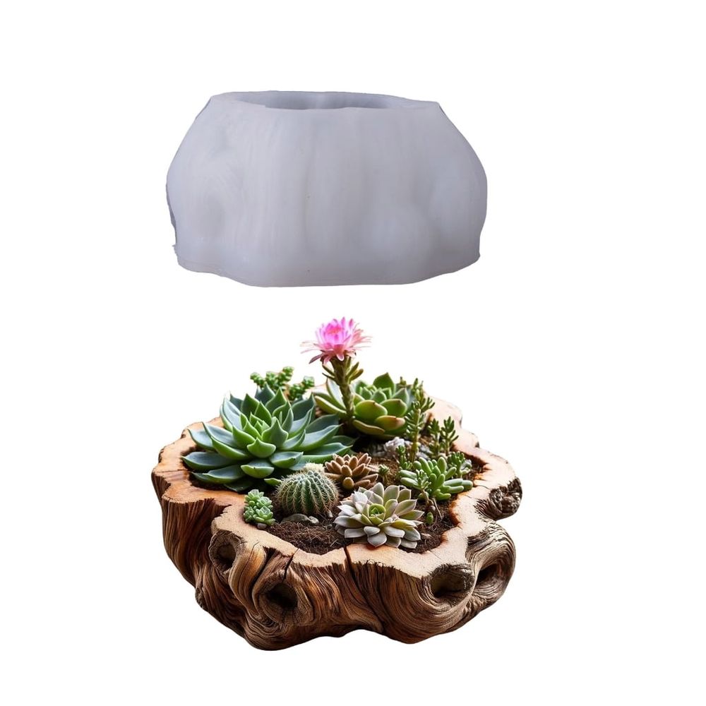 Flexible Silicone Resin Mold For Creative Cement Concrete Projects And Artistic Home Gifts