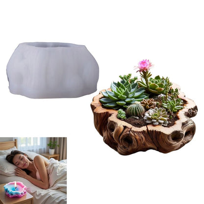 Flexible Silicone Resin Mold For Creative Cement Concrete Projects And Artistic Home Gifts