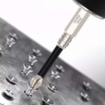 6Pcs K5 Power Drill Bits Magnetic Impact Drill Magnetic Screwdriver Bits Magnetic Antislip Screwdriver Bit Set
