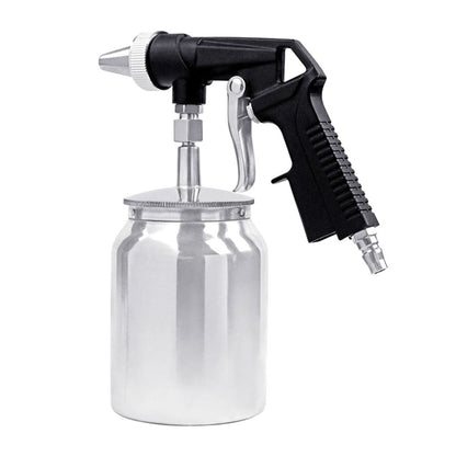 Aluminum Air Type Sandblasters Practical Sandblasting Tool With 1000ml Capacity For Various Surfaces Treatments