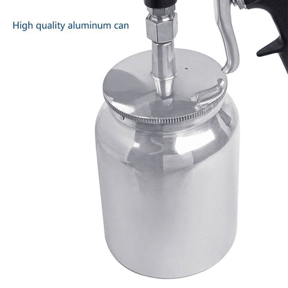 Aluminum Air Type Sandblasters Practical Sandblasting Tool With 1000ml Capacity For Various Surfaces Treatments