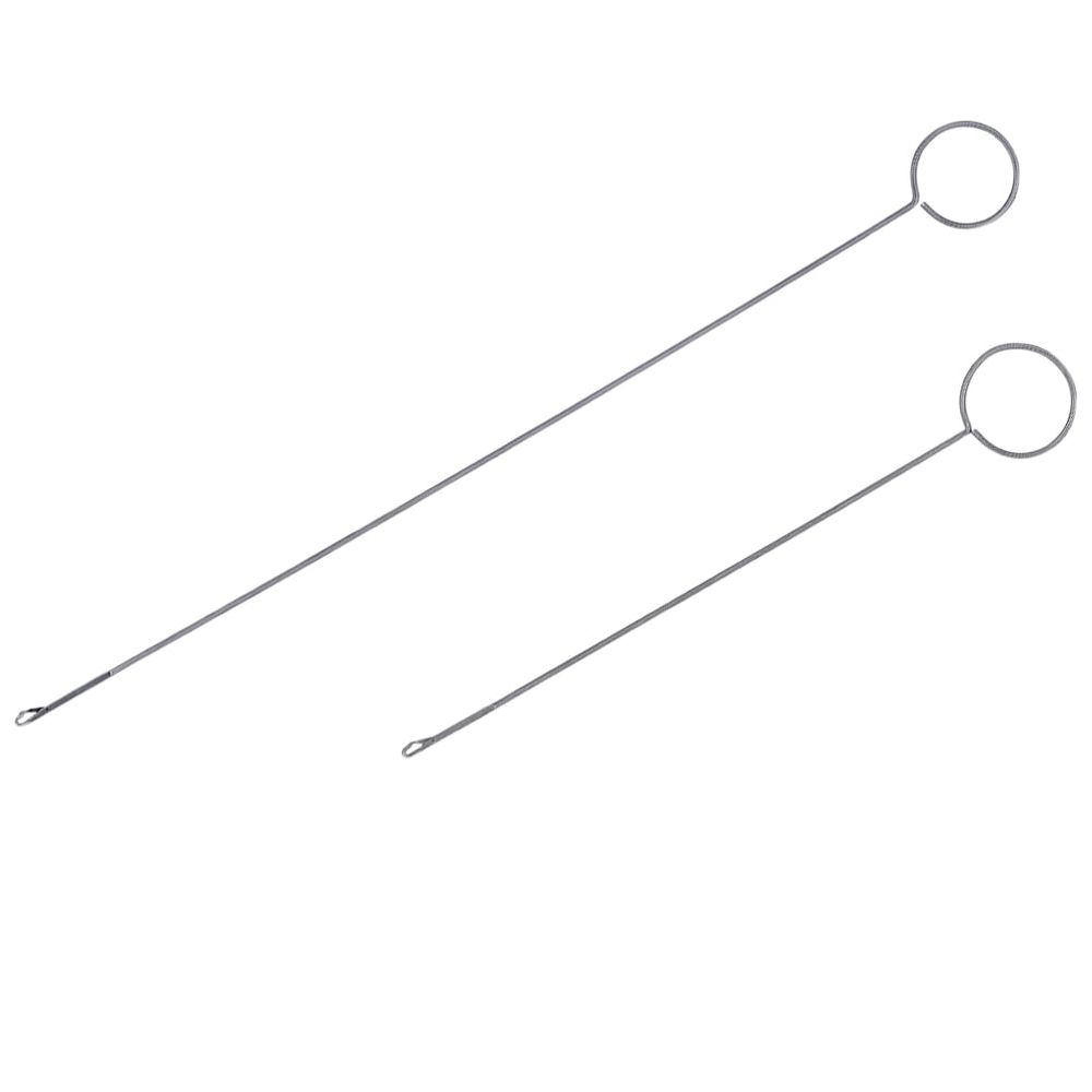 2Pcs Metal Drawstring Threader Tool for Rope Sewing Flexible Thread Guide Convenient Threading