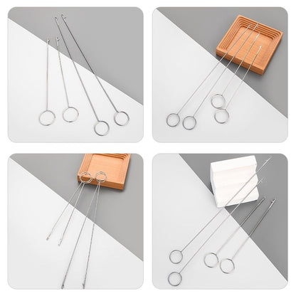 2Pcs Metal Drawstring Threader Tool for Rope Sewing Flexible Thread Guide Convenient Threading