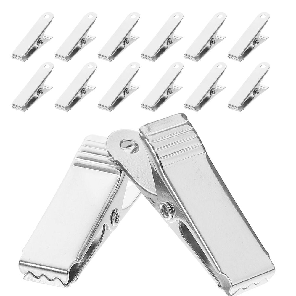 20-Pack Metal Alligator Clips for Crafts, Small Spring Clamps with Comfortable Grip Handles for Projects