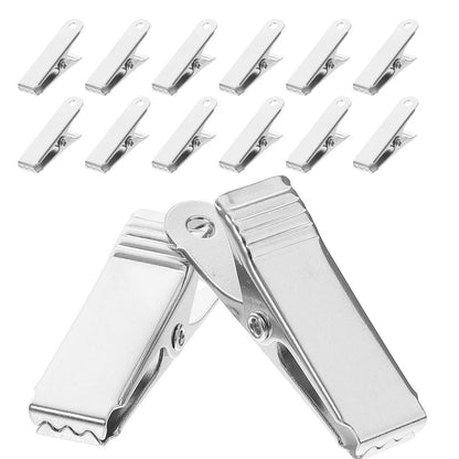 20-Pack Metal Alligator Clips for Crafts, Small Spring Clamps with Comfortable Grip Handles for Projects