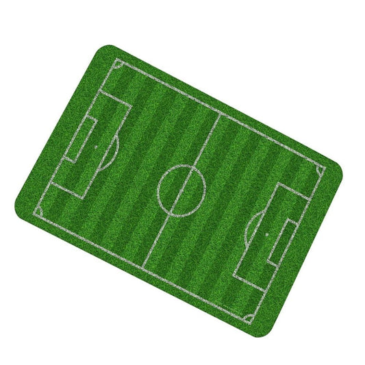 Entrance Mat Non-Skid and Absorbent Green Polyester for Home 1Pc