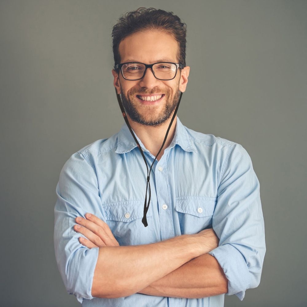 4-Pack Eyeglass Lanyards for , Easy to Install, and Wear-Resistant Eyewear Holders
