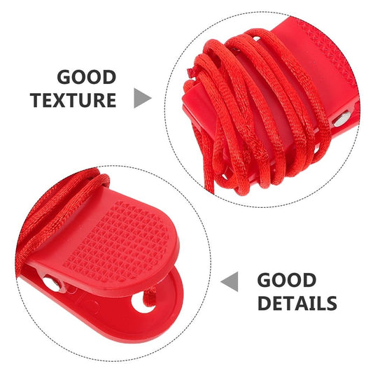 Red Dual Prong Replacement Part for Treadmill Fitness Equipment Accessories and Easy to Install