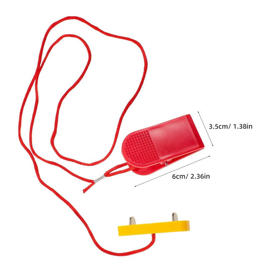 Red Dual Prong Replacement Part for Treadmill Fitness Equipment Accessories and Easy to Install