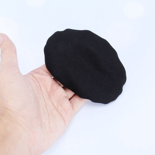 6-Pack Black Stretchable Earphone Covers with Soft Knit Fabric, Comfortable Protective Ear Pad Replacements for Headphones