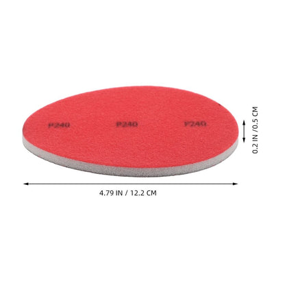 20-Piece Bowling Sanding and Polishing Pad Set with Red Buffing Pads for Smooth, Efficient Maintenance