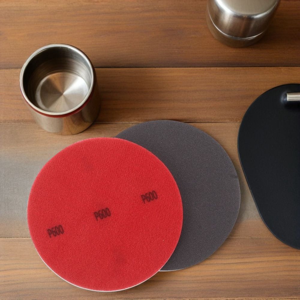 20-Piece Bowling Sanding and Polishing Pad Set with Red Buffing Pads for Smooth, Efficient Maintenance