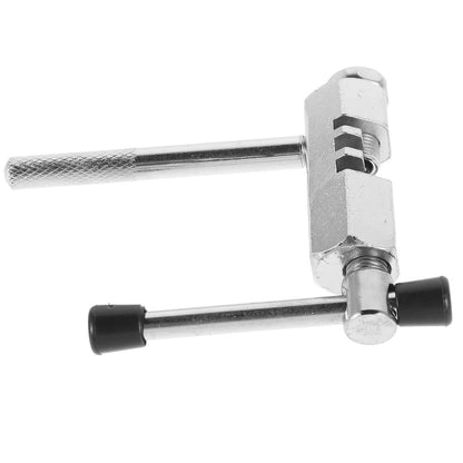 Portable Plated Silver Bike Chain Adjustment Tool for Motorcycle and Bicycle Chains