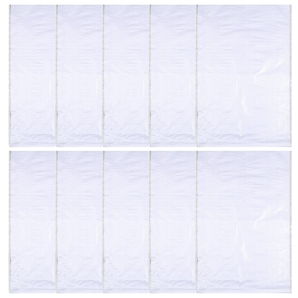 Heavy Duty Sand Bags Thick White Plastic Film Woven Bag Flooding Sandbag Protection Packaging 17x30in