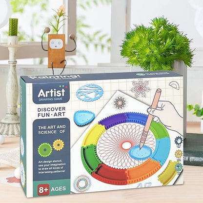 1 Set Multi-Shape Drawing Ruler, Creative Geometric Template Stencil for Handmade Crafts, Art Design, Drafting & Home Leisure Creation Work
