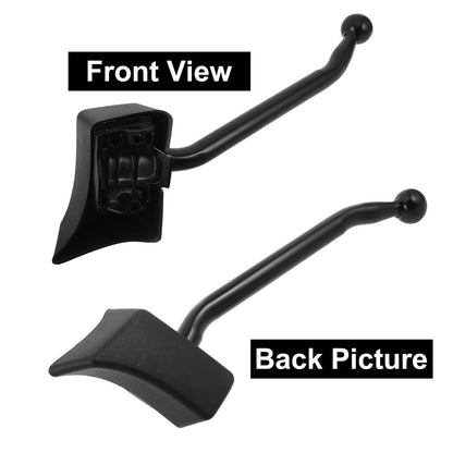 Black Heavy Duty Round Mirror Mounting Bracket for Trucks, Tractors, and Commercial Vehicle Use