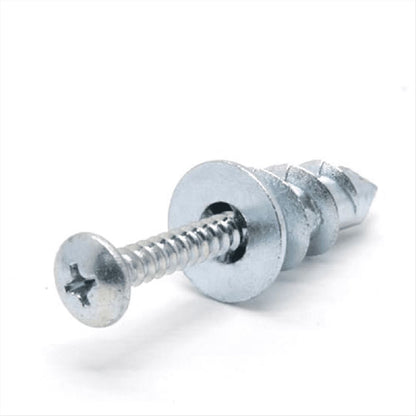 Zinc Self-Drilling DrywallHollow-Wall Anchor Kit with Screws (30 PCS)