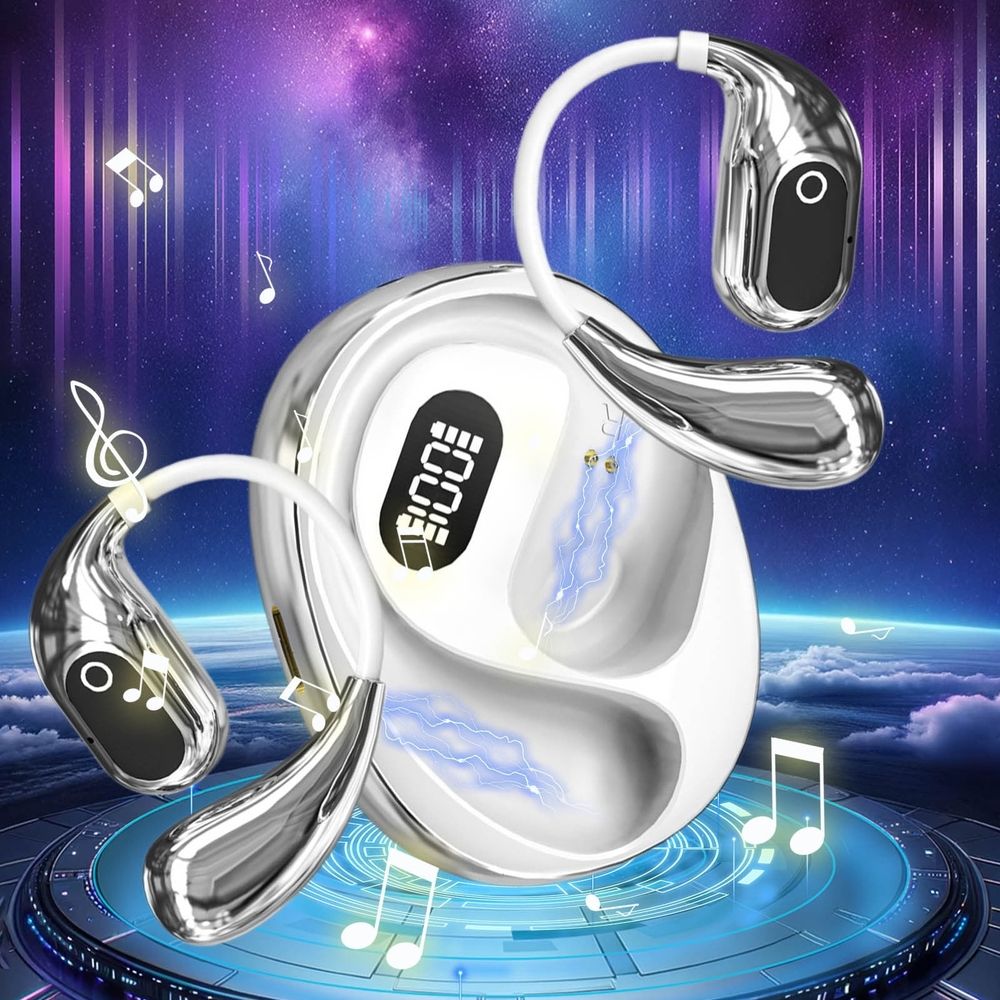 AI Language Translator Earbuds, Real-Time 3-in-1 Translation Earbuds 138 Languages & Accents, Translation Device for Travel Business Learning, Gifts for Woman Man, White