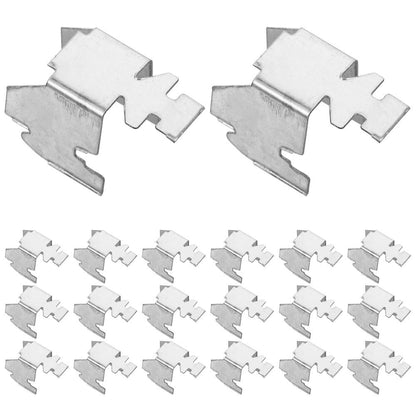 20 Pcs File Cabinet Buckle Shelf Brackets Shelving Clip Supports