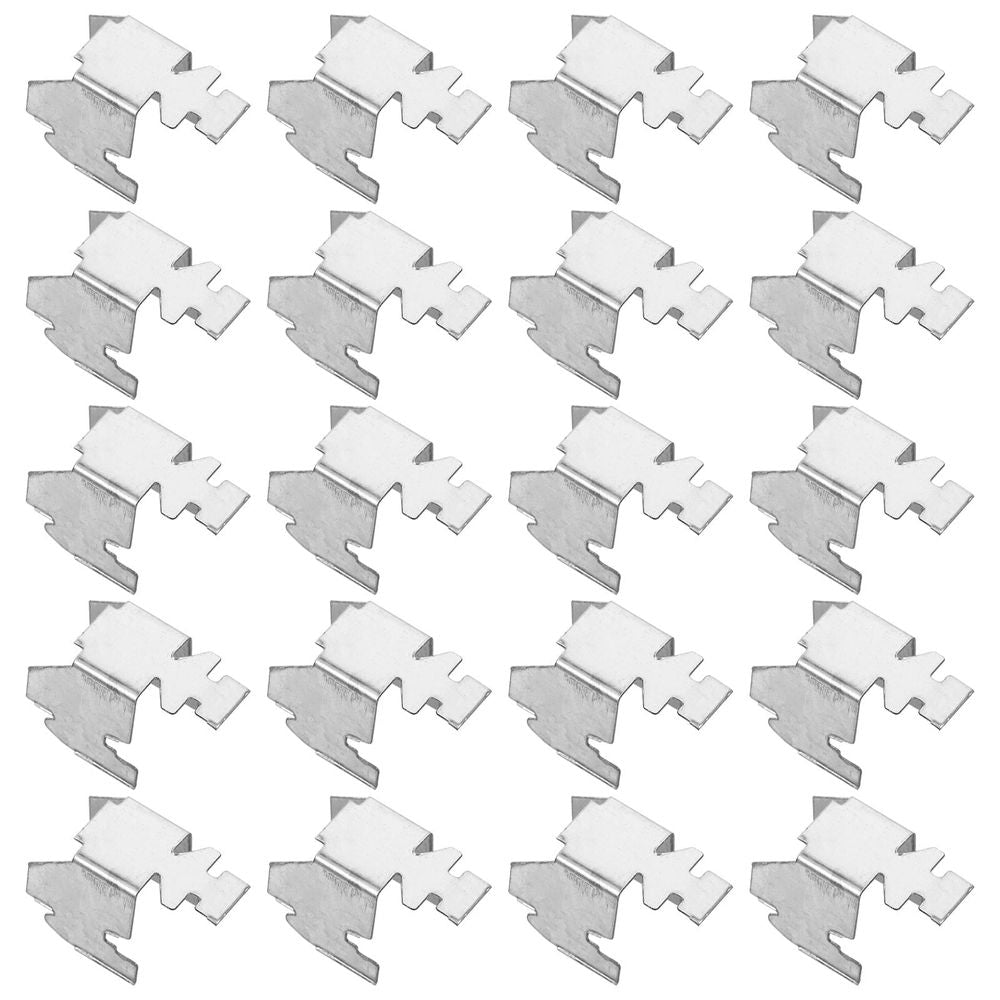 20 Pcs File Cabinet Buckle Shelf Brackets Shelving Clip Supports