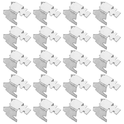 20 Pcs File Cabinet Buckle Shelf Brackets Shelving Clip Supports