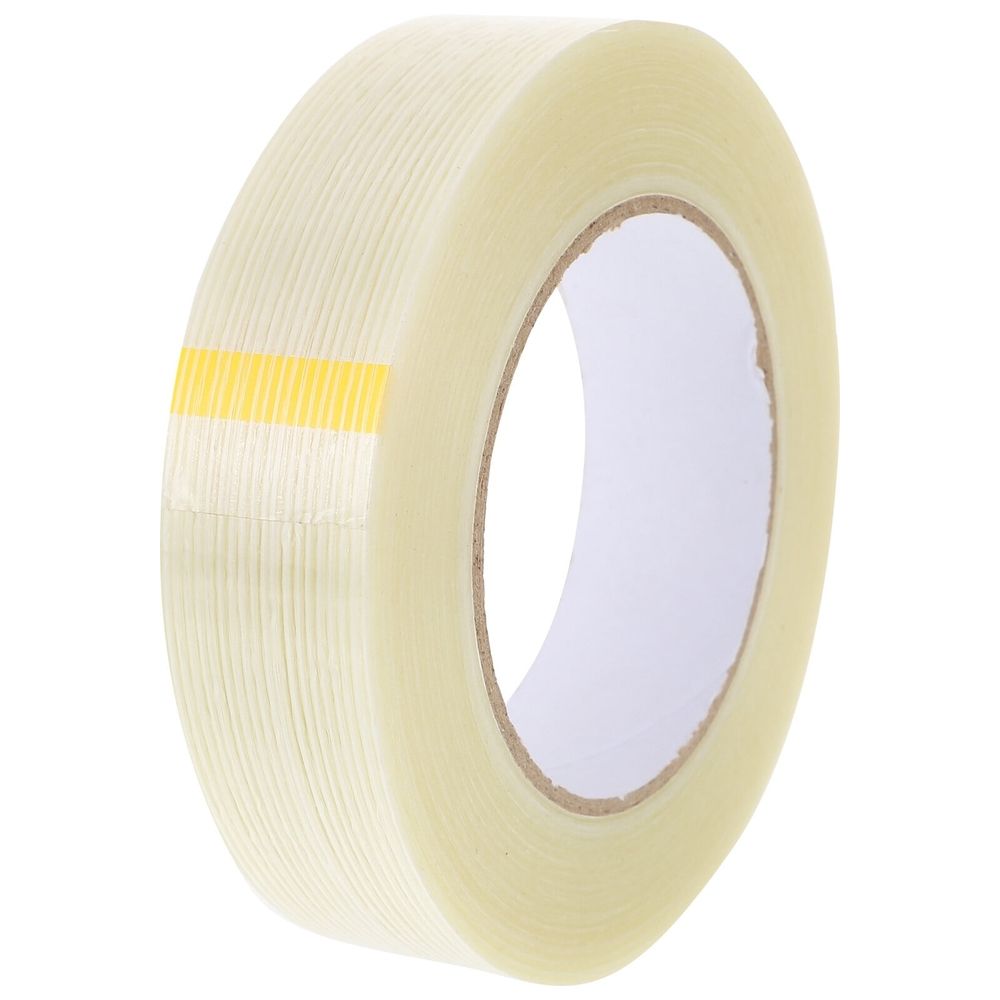 White Fiberglass Construction Tape 1Pc , Tear Resistant for Repairs and Heavy Duty Use