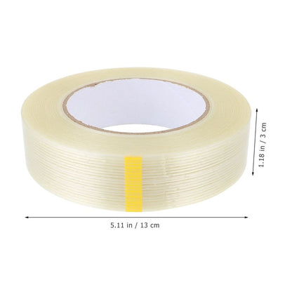 White Fiberglass Construction Tape 1Pc , Tear Resistant for Repairs and Heavy Duty Use