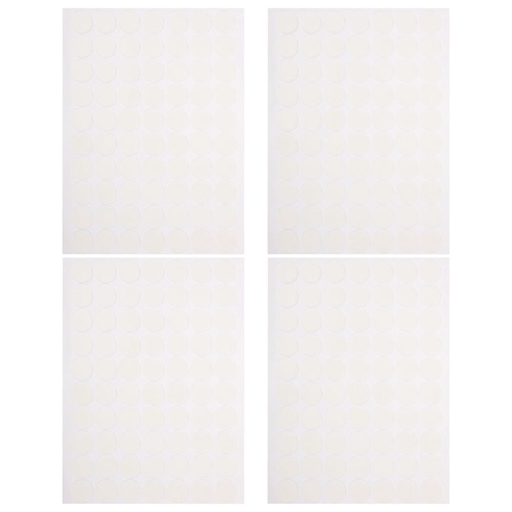 280Pcs Red Double Sided Adhesive Tape Sticker Waterproof Transparent Pads for Photo Frames