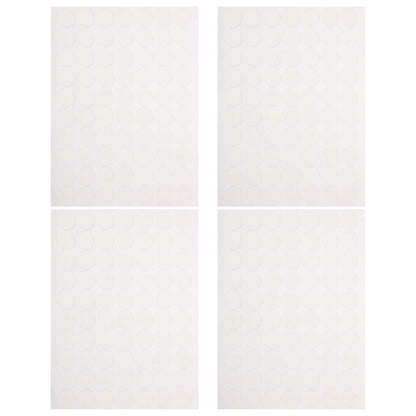 280Pcs Red Double Sided Adhesive Tape Sticker Waterproof Transparent Pads for Photo Frames