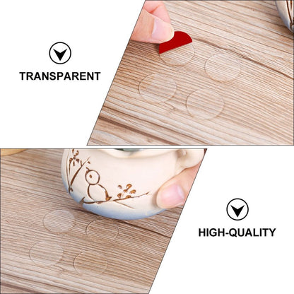 280Pcs Red Double Sided Adhesive Tape Sticker Waterproof Transparent Pads for Photo Frames