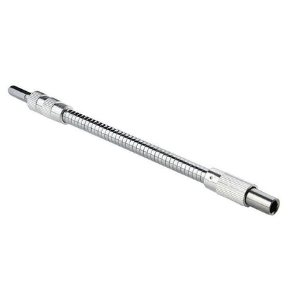 Metal Universal Flexible Shaft Flexible Extension Drill Bit for Hand Ratchet Screwdriver 150mm-400mm Silver