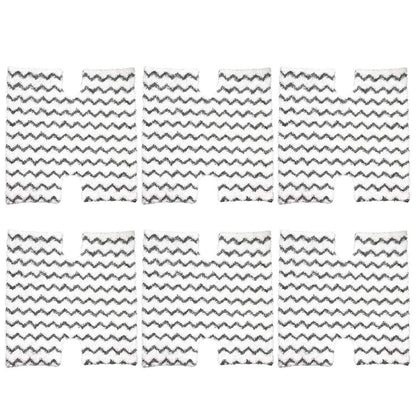 6 Pack Steam Mop Pads Replacement P184WQ for Steam Mop S5003D Pro Steam Mop S3973 S3973D S3973WM S5001 S5002Q S5003A S5004 S5004W S6001W S6001WM S6002C S6003D S6003W