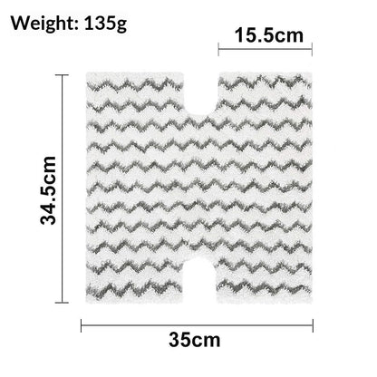 6 Pack Steam Mop Pads Replacement P184WQ for Steam Mop S5003D Pro Steam Mop S3973 S3973D S3973WM S5001 S5002Q S5003A S5004 S5004W S6001W S6001WM S6002C S6003D S6003W