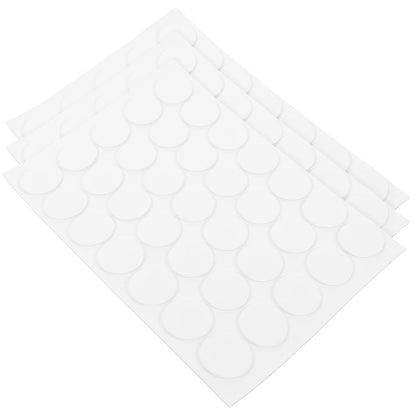3-Pack White Double-Sided Removable Tape with Strong Adhesion for Home, Office, and Craft Use