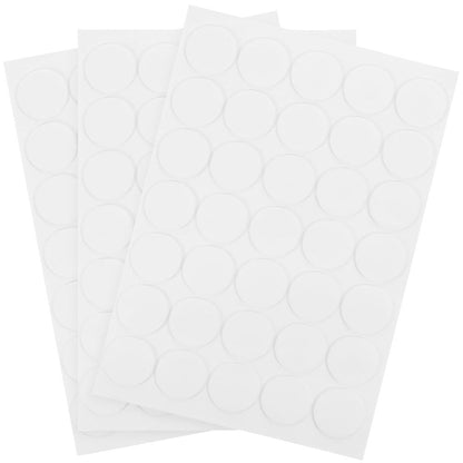 3-Pack White Double-Sided Removable Tape with Strong Adhesion for Home, Office, and Craft Use