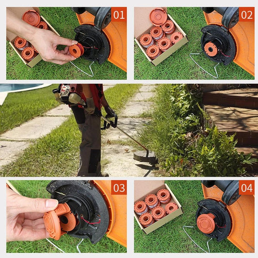 Replacement Trimmer Line for Worx WA0010 WG180 WG163 WG175 Spools,10 Ft/0.065 Inch Trimmer String Refills Parts