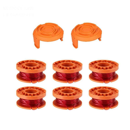 6 Pack Replacement Trimmer Line Spools for Worx WA0010 WG180 WG163 WG175, 10 Ft/0.065 Inch Trimmer String Refills, Tough, Won't Break
