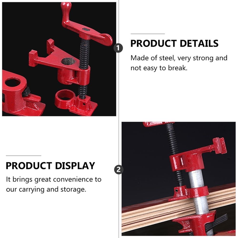 Heavy Duty Woodworking and Metalworking Clamp Set, Frame Clamps for Wood Assembly, Projects and Workshop Use
